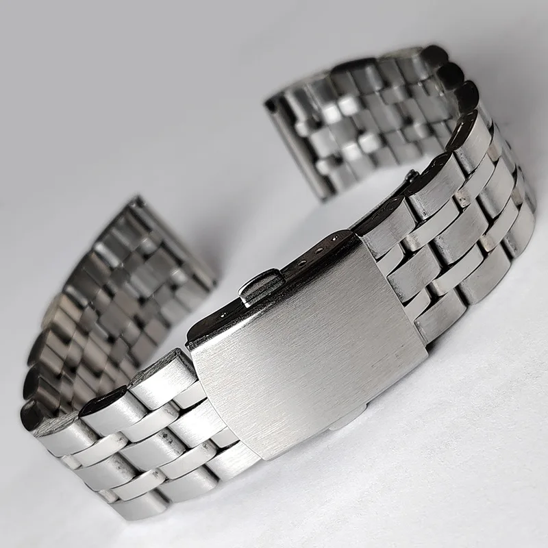 

Coated Steel Strip Five Beads Stainless Steel Watch Strap 20mm 22mm