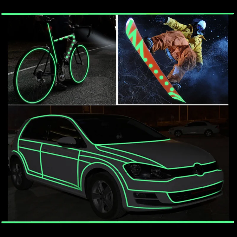 Luminous Fluorescent Night Self-adhesive Glow In The Dark Sticker Tape Safety Security Home Decoration Warning Tape