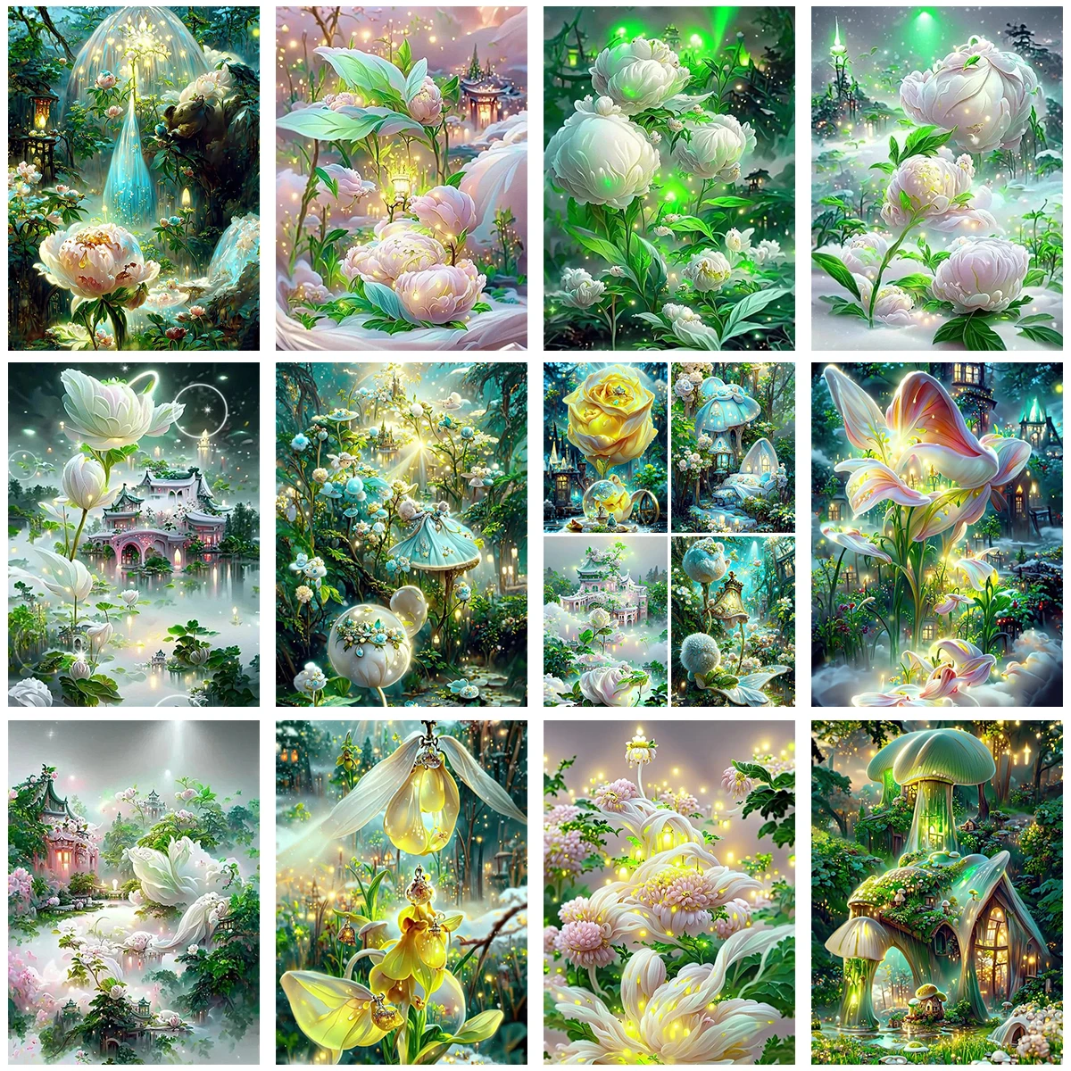 

Garden of Dreams Personality DIY Full Drill Diamond Decorative Painting