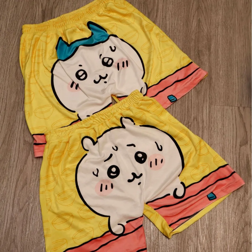 Fun Chiikawa Hachiware Shorts Anime Accessories Summer New Cartoon Japanese Student Couple Home Pants Cute Birthday Gift