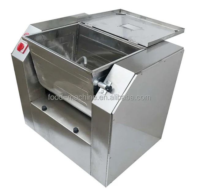 50 كجم سعة كبيرة خلاط دقيق من الفولاذ المقاوم للصدأ آلة خلط عجين الطعام #2