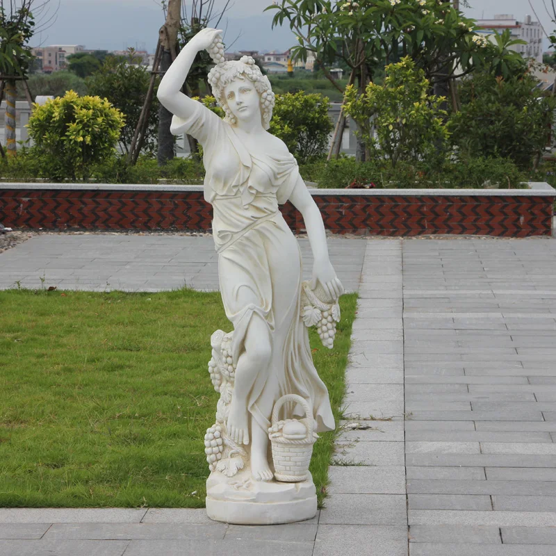 NONE Europäische Musikfigur Skulptur Engel vier Jahreszeiten Dame Innenhof Garten Bar Dekoration 4