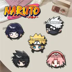 Naruto brooch peripheral kawaii Naruto Sasuke Kakashi Sakura badge anime pendant decoration school bag jewelry gift wholesale