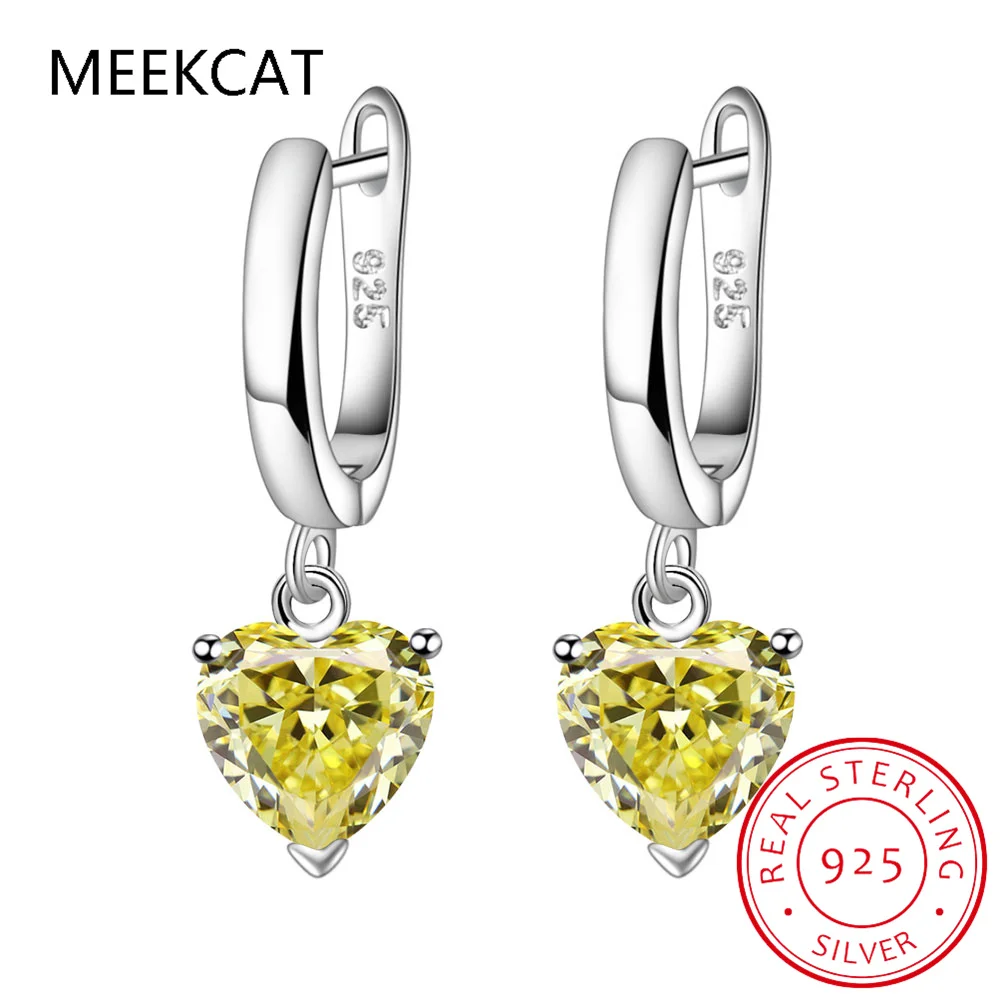 Oval Genuine Natural Blue Topaz 925 Sterling Silver Drop Earrings for Women Fashion Statement Gemstone Jewelry view 6