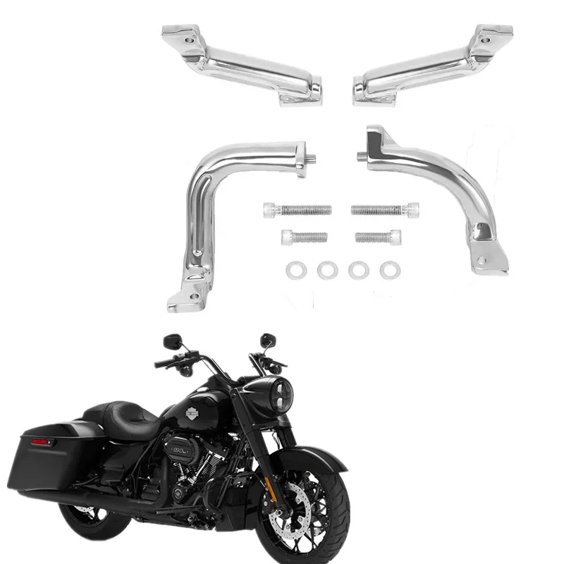 

For Harley Touring Road Street Glide 2017-2022 Motorcycle Acsessories Driver Floorboard Footboard Mount Bracket Kit