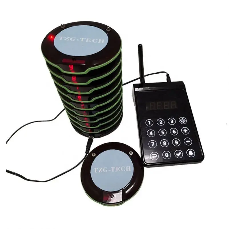 High Quality Waterproof Wireless Paging Coaster Buzzer Pager Vibrators For Restaurants