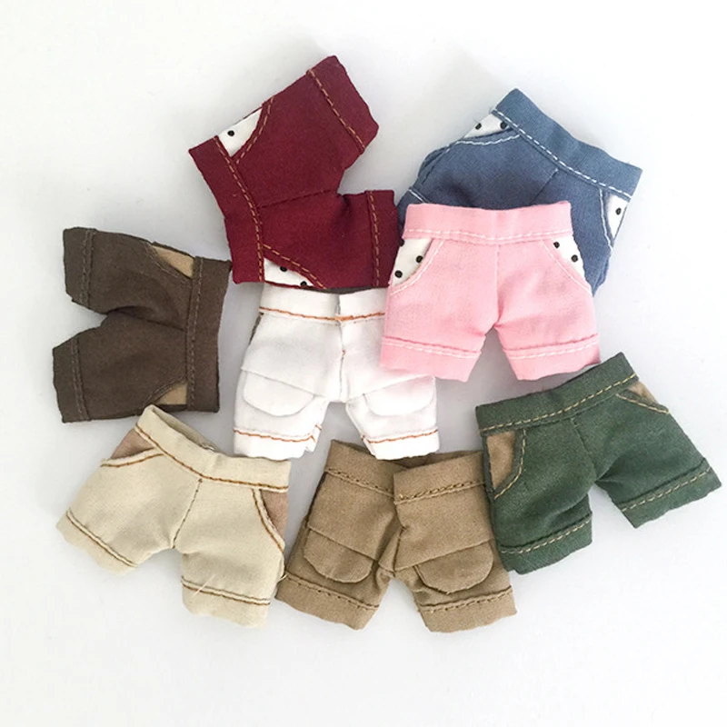 ob11 doll clothes Casual shorts pants Shorts trousers Dolls overalls jeans Shorts Dolls accessories For Obitsu 11 1/12 bjd GSC