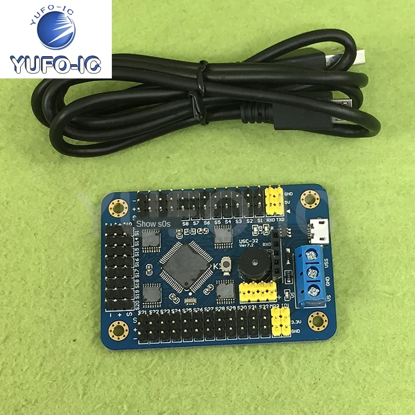 

Бесплатная доставка! 1 шт. USB 32-канальная плата управления сервоприводами, контроллер сервоприводов с поддержкой ручного управления