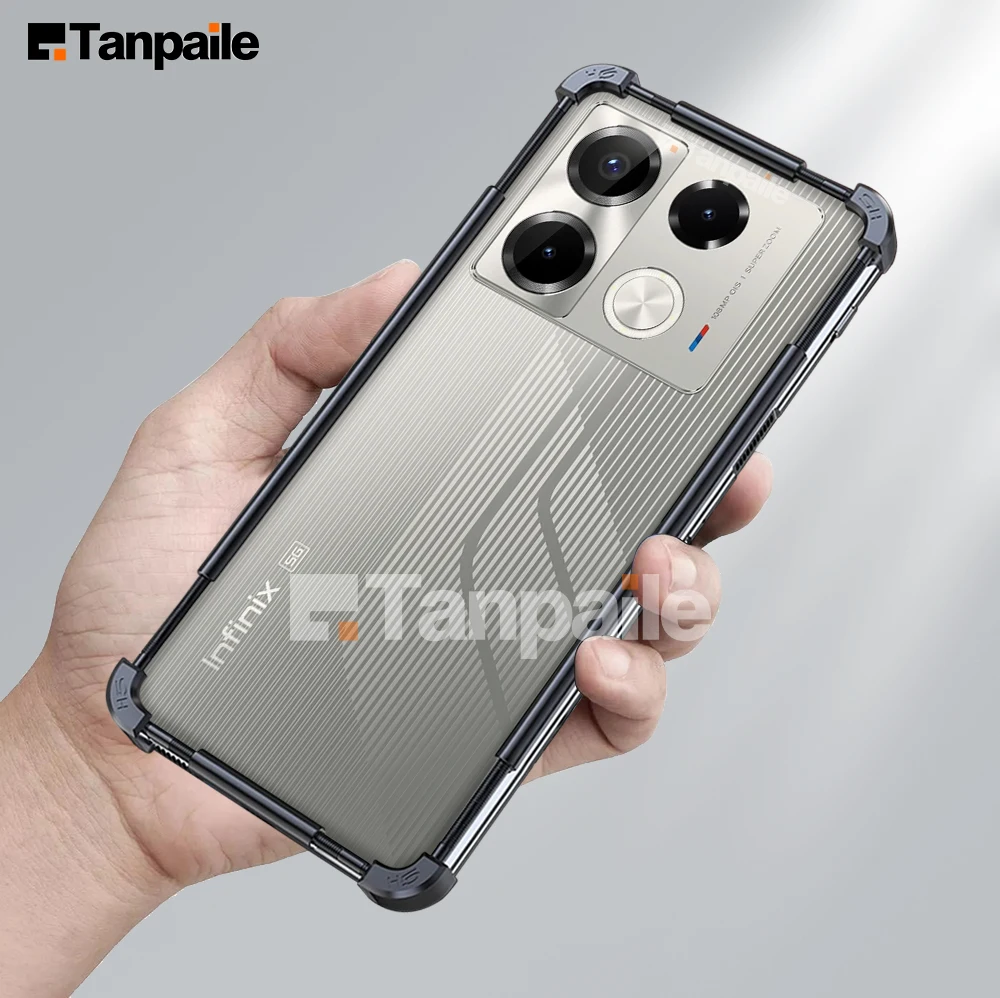 

Stainless Metal Bumper Border Case forInfinix Note 40 Pro+ 40X 40S 30 VIP Racing 30i 12 4G 5G Case Frame Shockproof Lock Cover