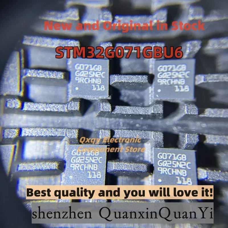 

10PCS NEW STM32G071GBU6 G071GB 32-bit microcontroller chip UFQFPN-28