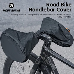 WEST BIKING MTB Road Bike Handlebar Protector Cover Waterproof Dustproof Bicycle Maintenance Cover Scratch-proof Cycling Gear