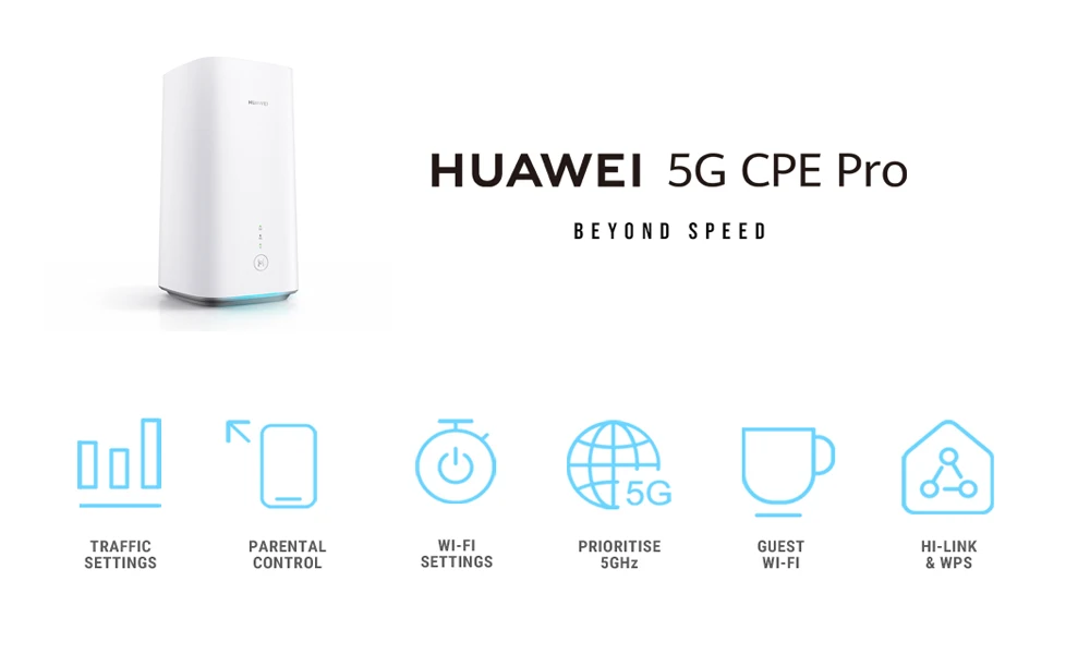 

Unlocked HUAWEI 5G CPE Pro International H112-370 with Sim Card WIFI6