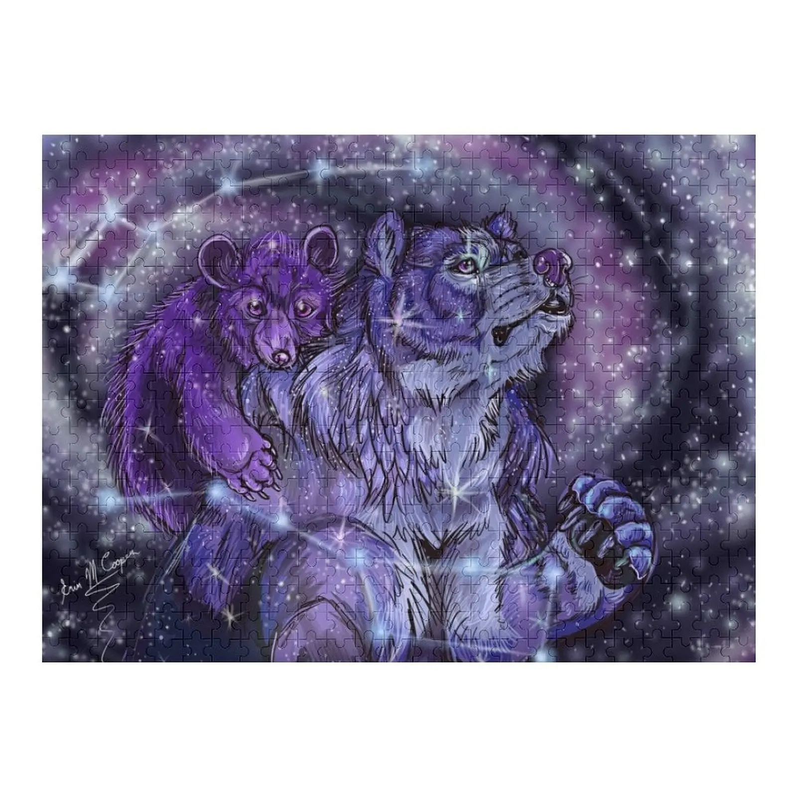 

Ursa Minor and Major Big and Little Dipper Star Bears Jigsaw Puzzle Photo Custom Customized Gifts For Kids Puzzle