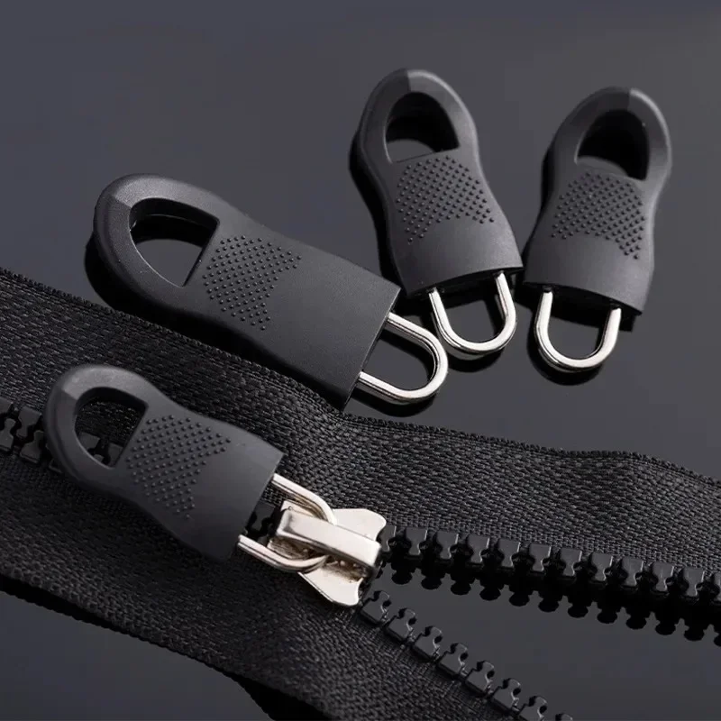 Ersatz-Reißverschlusszieher, werkzeuglos, für Kleidung, Koffer, Rucksack, abnehmbar, abtrennbar, Endverstellung – Detail 6