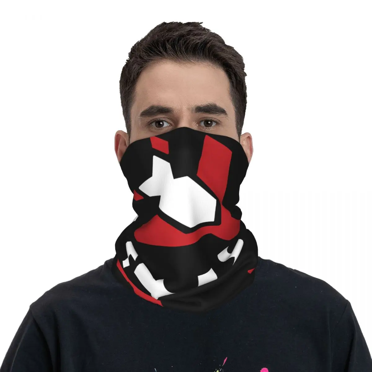 Helldivers Stratagem 500 Kg Bomb Neck Gaiter Printed Unisex Face Mask Scarf Warm Headband Hiking Windproof