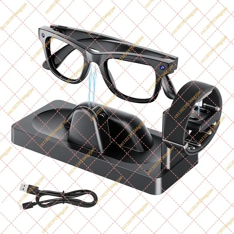 FY XB-Charging Station For Meta Display Glasses&For Meta Neural Band, Dock For Rayban Met-A Display