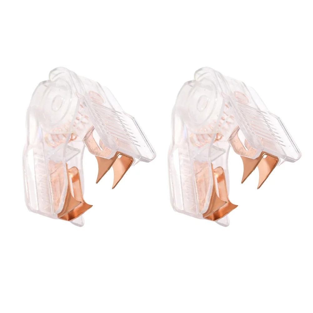 2Pcs Rose Gold Staple Remover Portable Handheld Office Supplies Lightweight Compact Design Home Desk Use