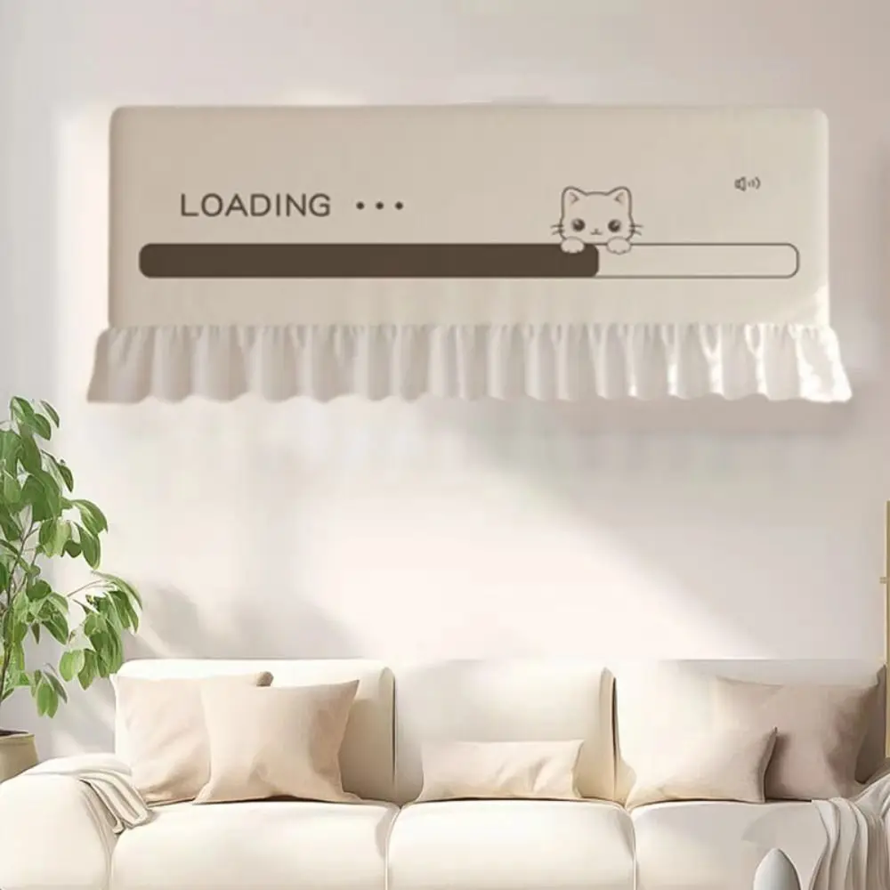 

Эластичные ленты, чехол для кондиционера, мультяшный узор, защита от прямого обдува, защитный чехол для кондиционера, висит, полное покрытие