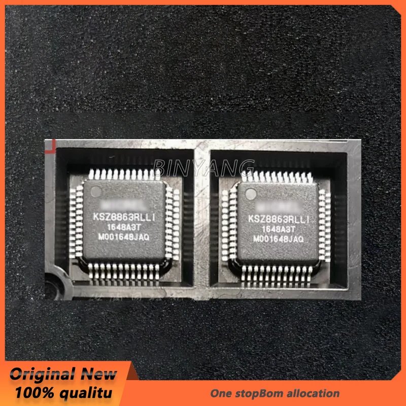 (10piece)100% New KSZ8863RLLI  QFP48 KSZ8863 In Stock Chipset