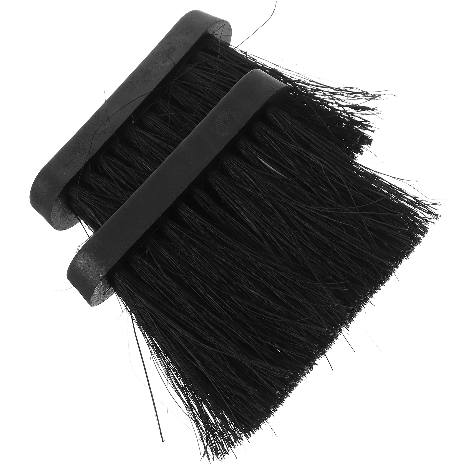 2 Pcs Broom Brush Replacement Fireplace Cleaning Head for Kitchen Duster Accessories Dusting