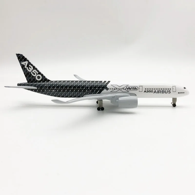 Escala 1/400 20cm liga fundida a350 xwb protótipo avião modelo de aeronave de companhia aérea aviões brinquedo coleção exibição com ventiladores base