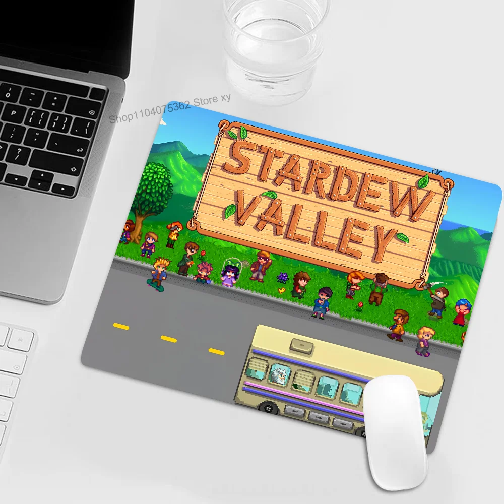 Stardew Valley Game Mousepad Small LockEdge Mouse Pad For Gamers Computer Desk Pad Rectangular Anti-slip Rubber