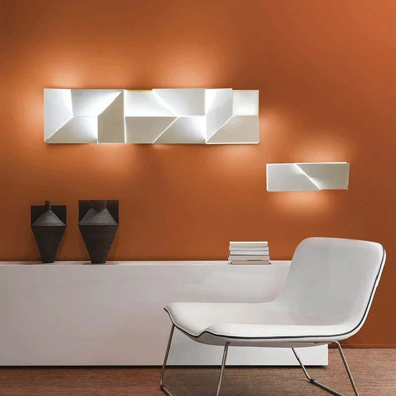 Designer Style Background Art Wall Lamp Simple for Living Room Bedroom Headboard Entrance Hall Corridor Decoration Mural Lamp
