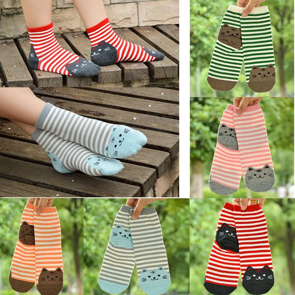 

Cute Lovely Cartoon Animal Women Socks Ladies Girls Cotton Warm Soft Sox
