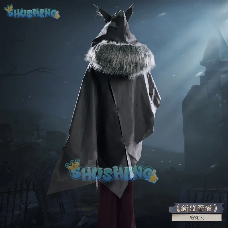 Shusheng الهوية الخامس ساعة الليل Ithaqua تأثيري حلي كوس لعبة أنيمي زي حفلة الهالوين لعب دور الملابس مجموعة كاملة جديدة