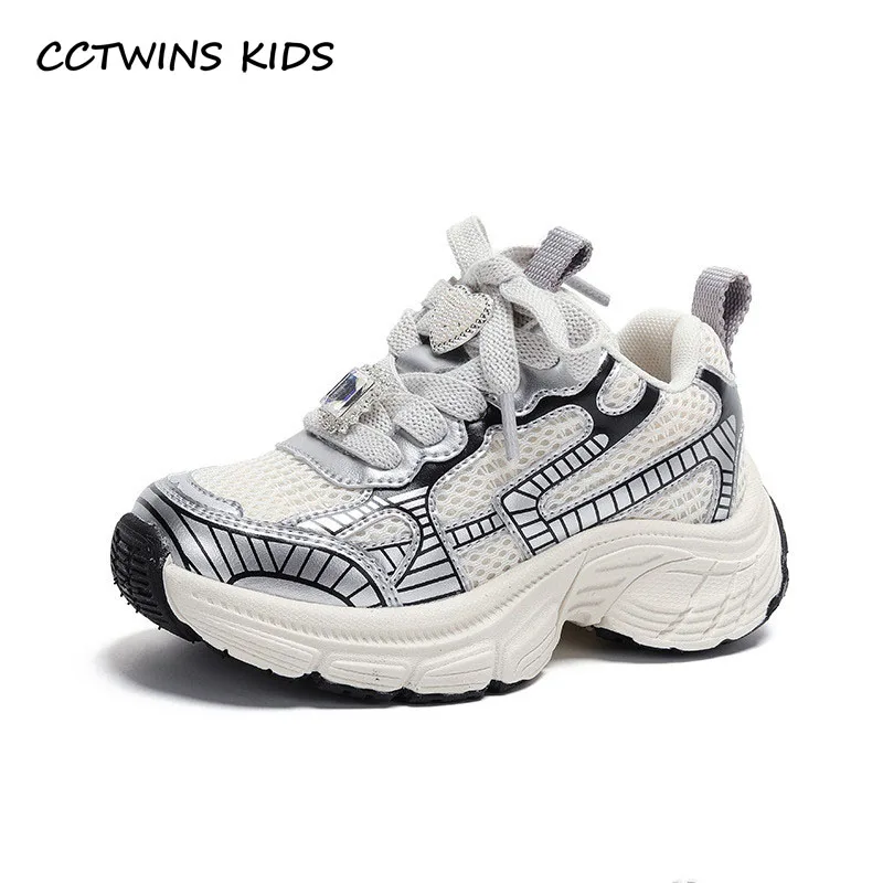 Kids Sneakers Summer Toddler Girls Shoes Brand Sports Running Sneakers Children Boys Fashion Breathable Crystals Flats Soft Sole