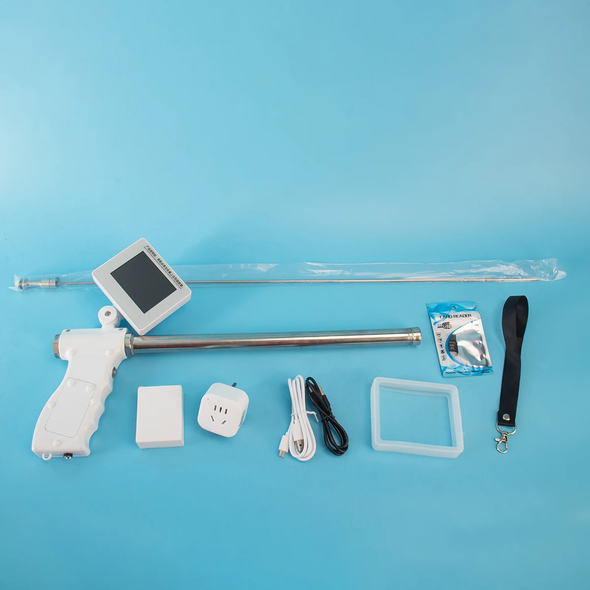 Medsinglong New Cattle  With Endoscope Rota Table LCD Display Visual Insemination Gun