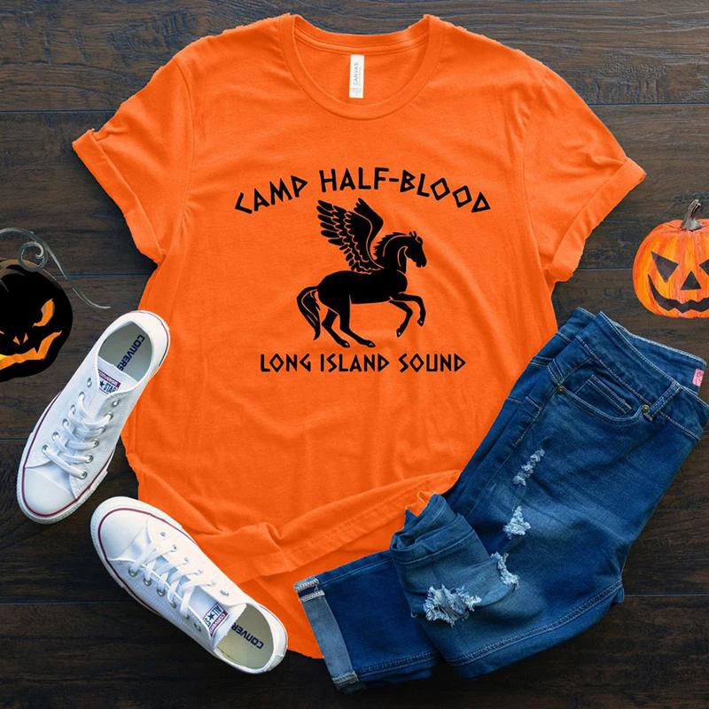 Creative loween Pumpkin irt Women's Orange round Ne T-irt Cotton Casual Street Sle Summer Faion ort Sve