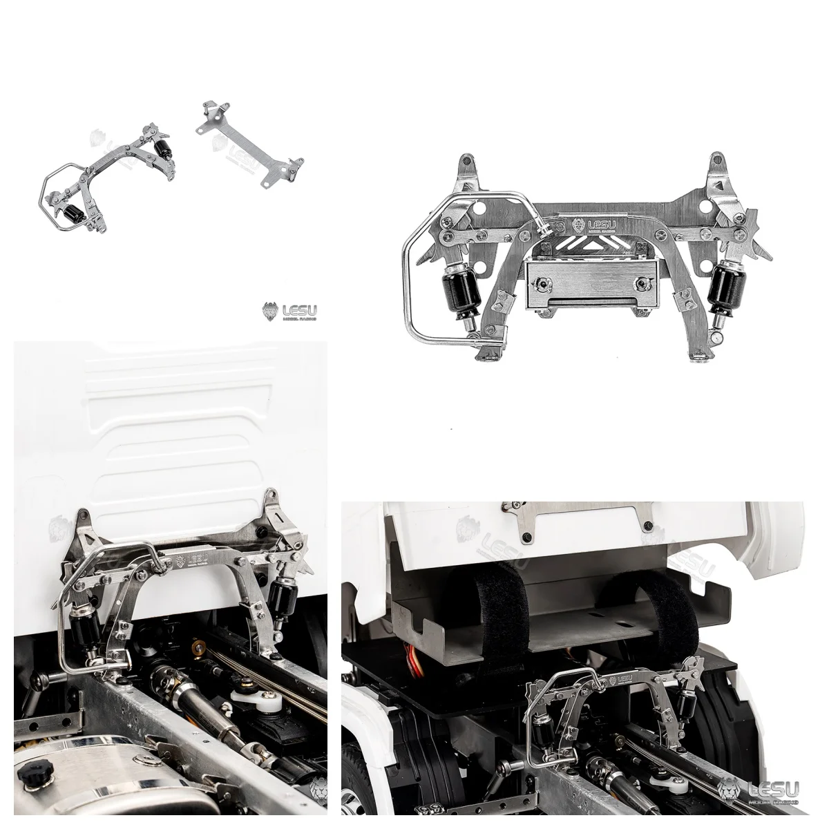 

Металлическая защелка кабины LESU с электрическими контактами для радиоуправляемой модели грузовика Tamiya 770S масштаба 1/14