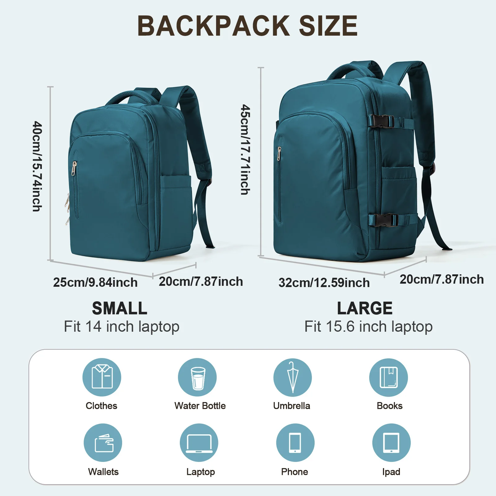 Travel Backpack for Men,45x32x20,Carry on Personal Item Bags for Flight Approved,Waterproof Business Weekender Laptop Backpack