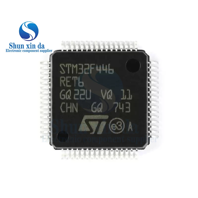 2 SZT. STM32F446RET6 LQFP-64 STM32F446 ARM Cortex-M4 32-bitowy MCU+FPU 512kB Flash 128+4KB RAM SMD Mikrokontroler IC