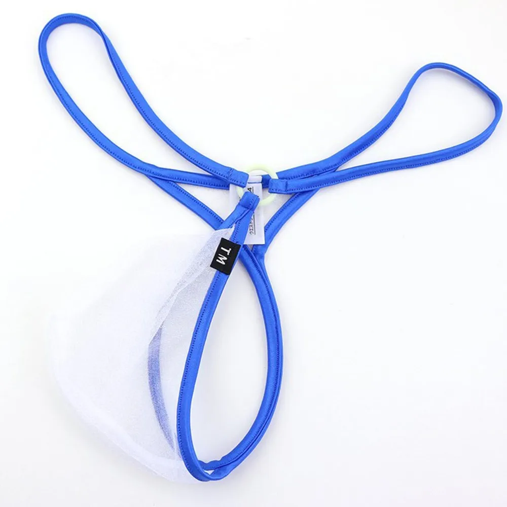 Sexy Men's Low Waist Thongs Gays T-Back G-stings Lingerie Elastic Briefs Breathable Underpants Underwear Tangas Panties Fashion