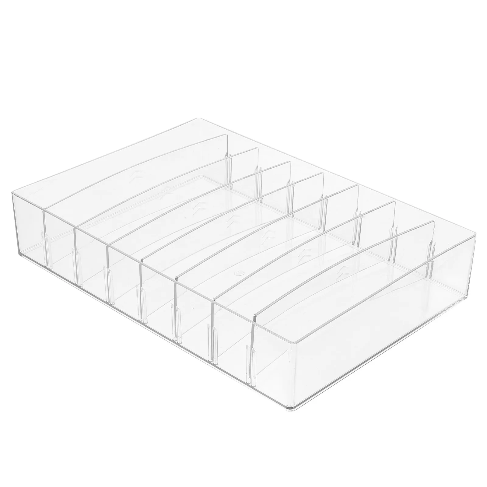 Makeup Storage Box for Desktop and Vanity Tabletop Use Compartment Design Clear Layout Large Capacity Sturdy Plastic Makeup