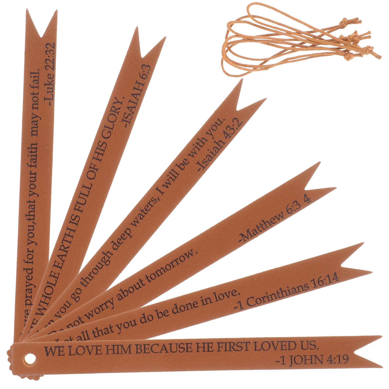 

6Pcs Premium Bookmarks Bible Verses Unique Practical Office School Supplies Book Markers
