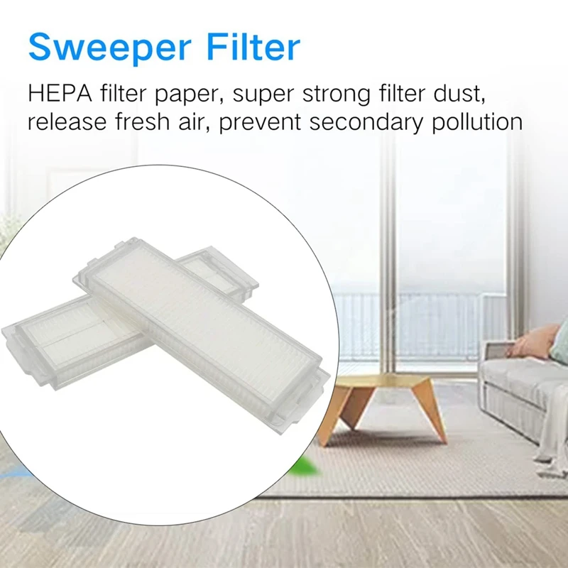 สำหรับ cecotec Conga 3290 3390 3690 3590 3890อัลตร้าไทเทเนียมสูญญากาศแทนที่อุปกรณ์เสริมแปรงด้านข้างแผ่นกรอง HEPA ซับเศษผ้า