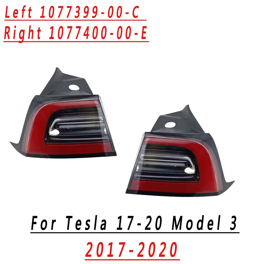 Applicable to the rear taillights for Tesla accessories for models 17-20 Model 3
