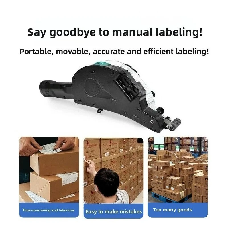 EA40 Electric Handheld Labeling Machine Self-adhesive Thermal Copper Plate Label Sticker Peeling Machine