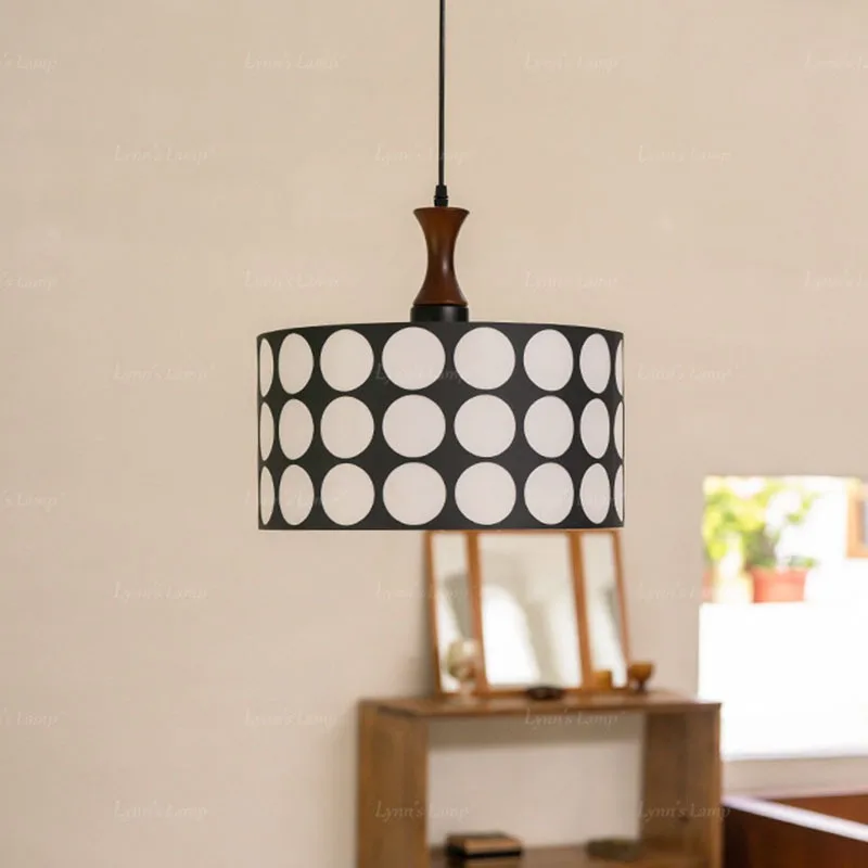 French medieval chandelier cream wind bedroom bedside restaurant island chandelier retro cafe modern polka dot chandelier