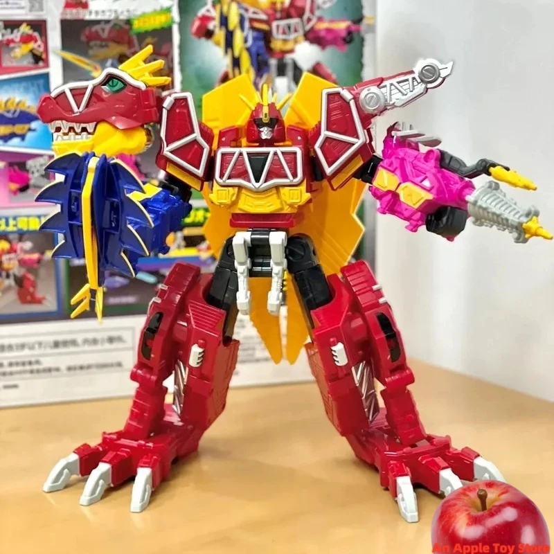 

In Stock Original BANDAI DX DELUXE Zyuden Sentai Kyoryuger Anime Figures Collection Ornaments Toys Gifts