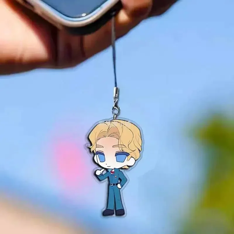 Косплей Silent Misfortune, цепочка для мобильного телефона, мультяшная милая аниме-игра, кулон для мобильного телефона «сделай сам», подарок