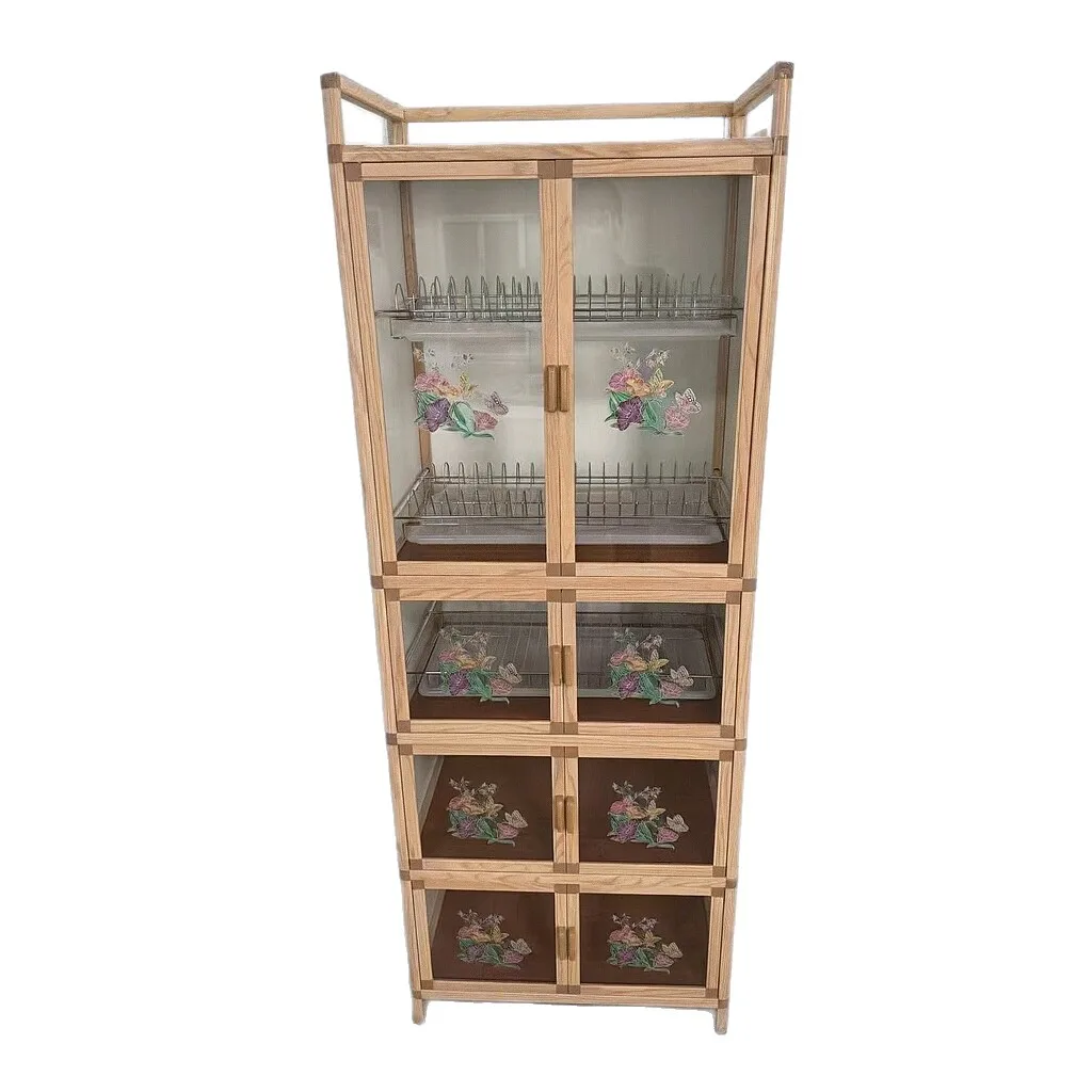 Foshan factory aluminum alloy cupboard, draining kitchen cabinet, storage cabinet, sideboard, storage cabinet, pantry cabinet