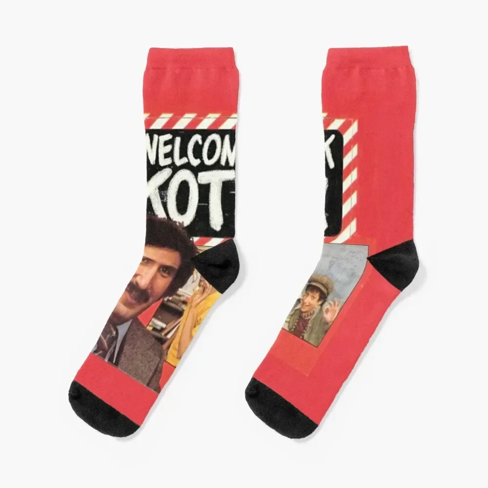 Welcome Back Kotter- Vintage Retro TV Sitcom 70s Socks Run Sports Lots heated Mens Socks Women's