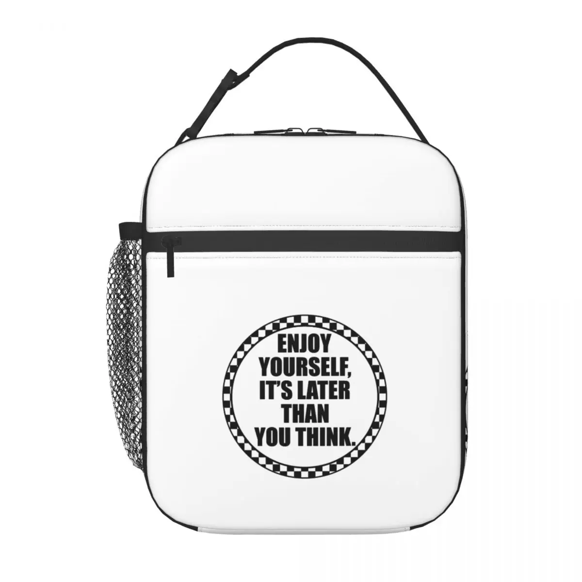 SKA Enjoy Yourself Thermal Insulated Lunch Bag Women Jamaica Music Resuable Lunch Tote for Kids School Children Storage Food Box