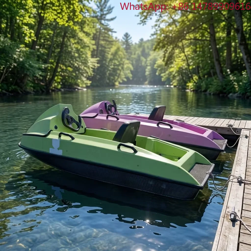 Water Go-KartHigh-Speed 2 Stroke Kart Boat 15KW Jet Ski Carbon Fiber 60KMH Water Sports Inflatable ABS SurfingScenic AreaParkAmu