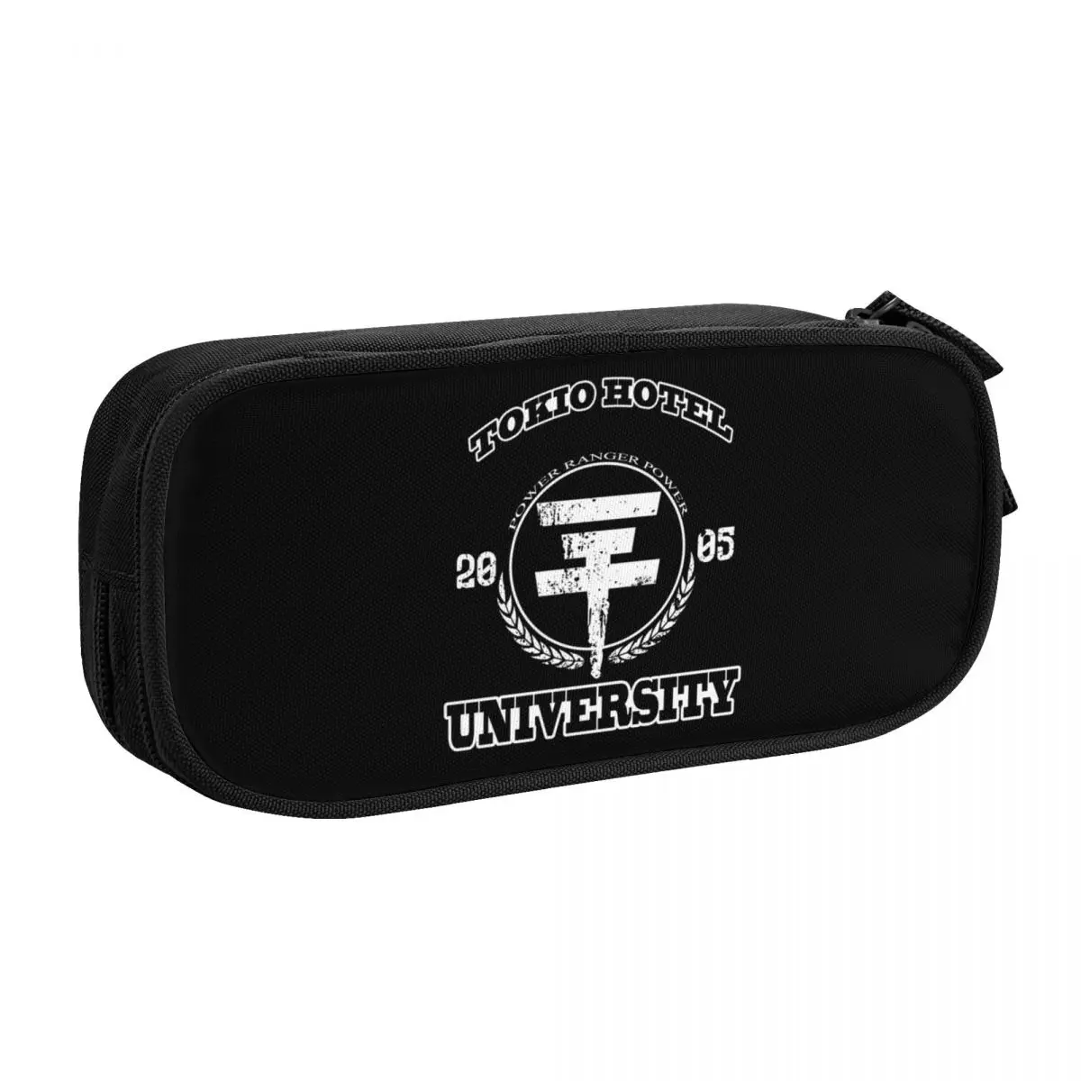 Kawaii The Band Tokio Hotel Logo Pencil Cases for Boys Gilrs Custom Large Capacity Pen Box Bag Stationery