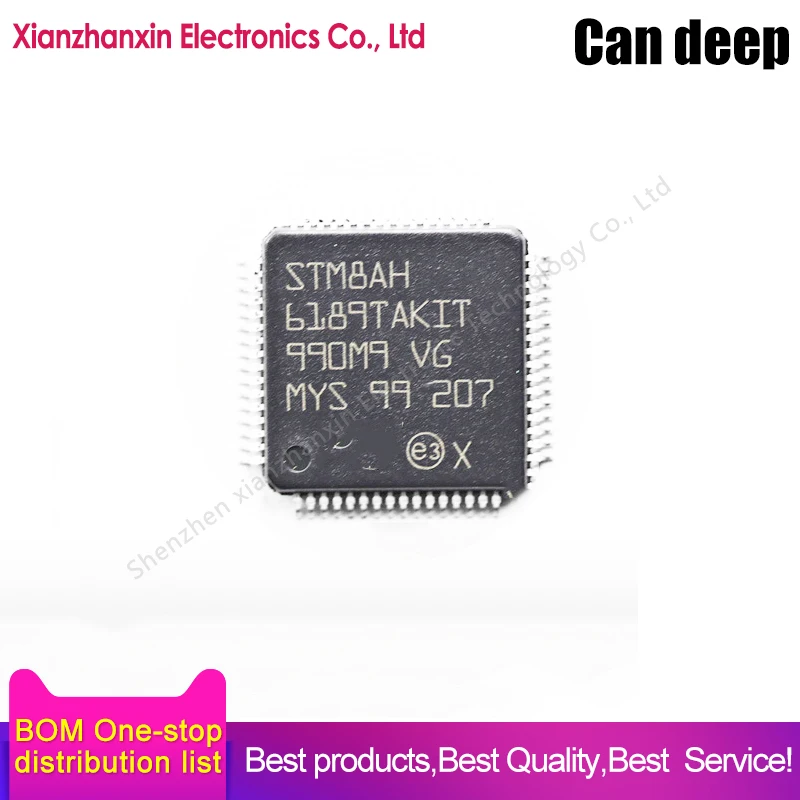 1~5PCS/LOT STM8AH6189TAKIT STM8AH6189 QFP-64 Microcontroller chip